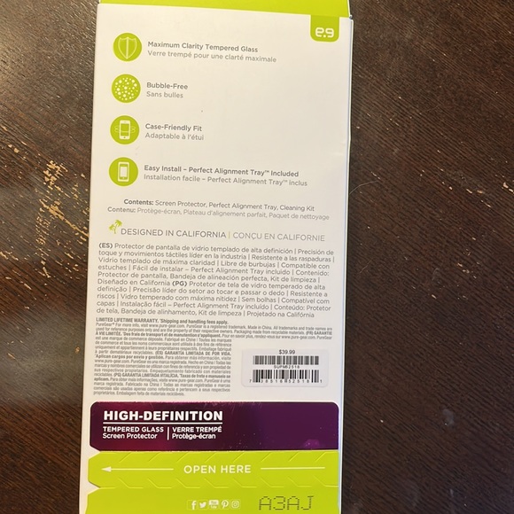 PureGear High-Definition Tempered Glass Screen Protector for iPhone 11/XR - Picture 2 of 2